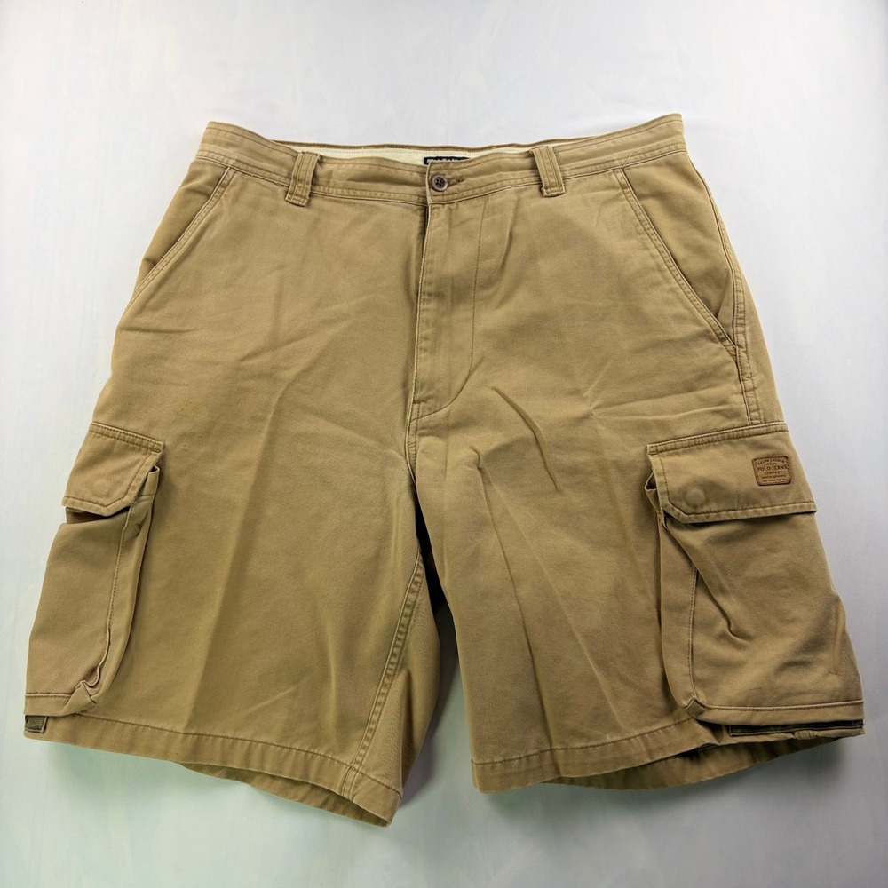 Polo Jeans Co Ralph Lauren 1967 Cargo Shorts Mens 36 Tan Cotton Military Surplus